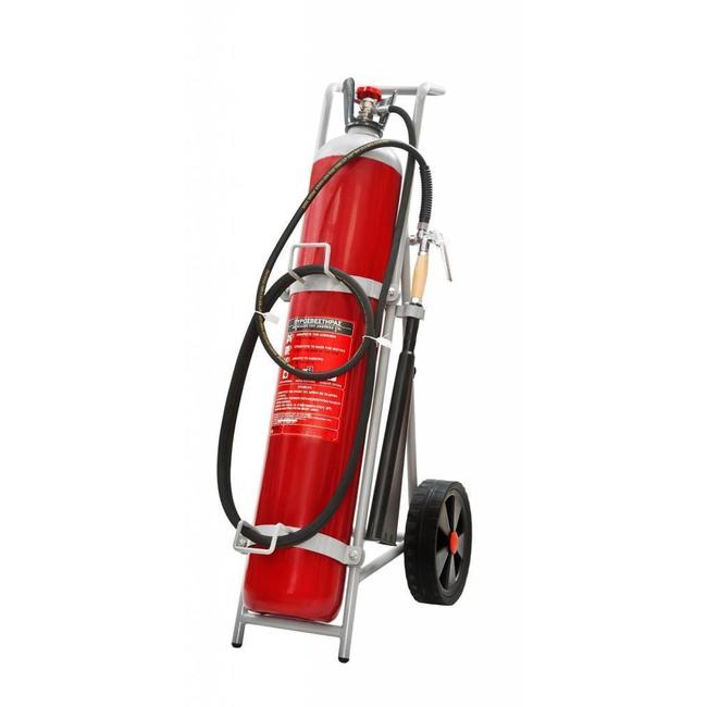 Brandbeveiligingshop Bluswagen CO2 30kg (B) permanente druk