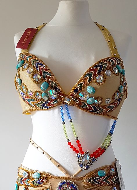 Belly dance costume in Egyptian style