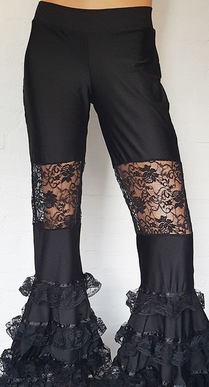 Tribal fusion pants with lace