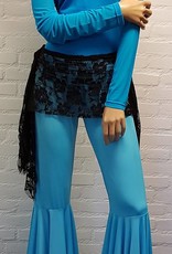 Bell bottom pants turquoise