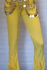 Yellow belly dance pants