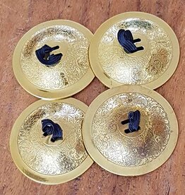 Große zimbeln in Gold