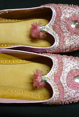 Arabische Schläppchen in orange, grün oder rosa