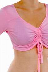 Crop top training top pink