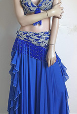 Bellydance costume blue