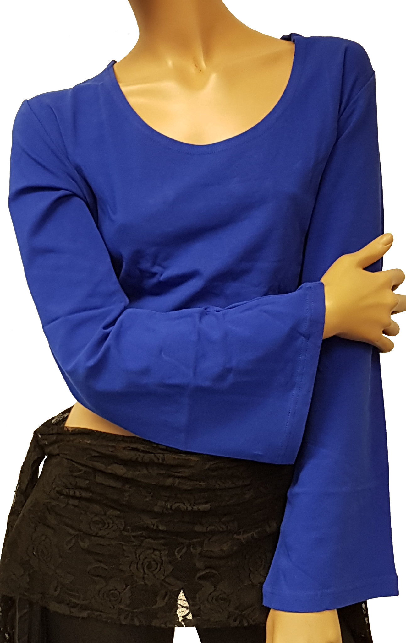 Bauchtanz Top blau