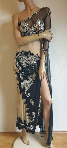 Belly dance costume dress Maysun asymmetrical - 2nd choice