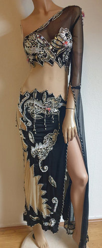 Belly dance costume dress Maysun asymmetrical - 2nd choice