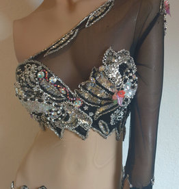 Belly dance costume dress asymmetrical - 2nd choice