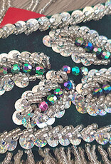 Samtkostüm BH, Gürtel, und Schmuck