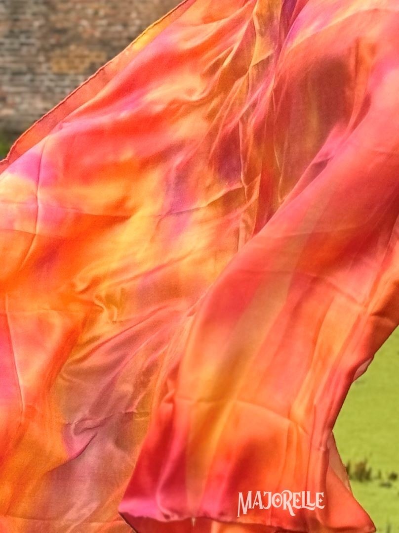 Sehr schöne Schleier in Kupfer Farbe