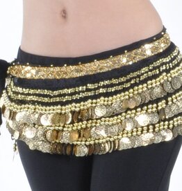 Hipscarf with gold coins