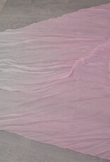 Silk belly dance fan veil right handed and single fanveil