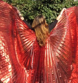 Schöne Organza Isis Wings rot