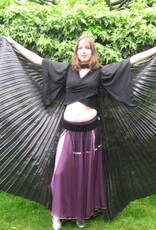 Schöne Organza Isis Wings schwarz