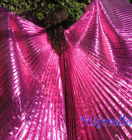 Organza Isis wings in fuchsia