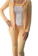 3/4 Yoga-Caprihose BOGA, seitlich gerafft