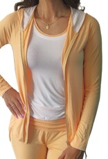 Yoga Hoodie-Jacke Kalyani peach