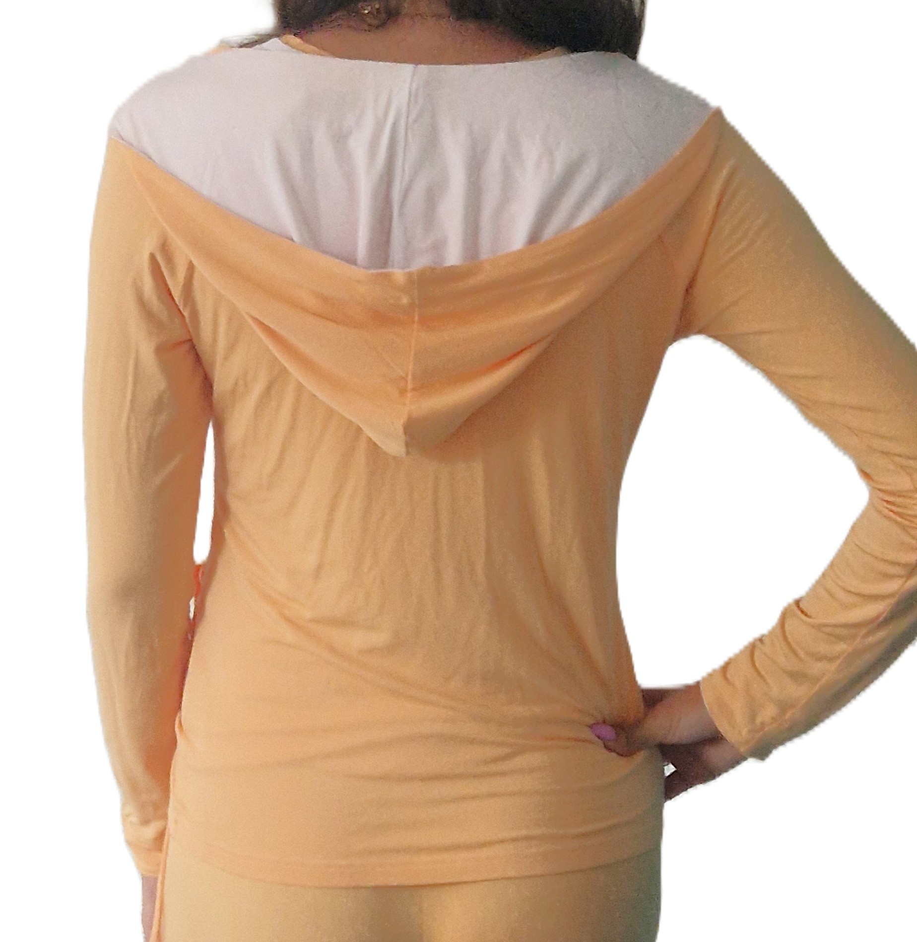 Yoga Hoodie-Jacke Kalyani peach