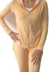 Yoga Hoodie-Jacke Kalyani peach