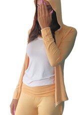 Yoga Hoodie-Jacke Kalyani peach