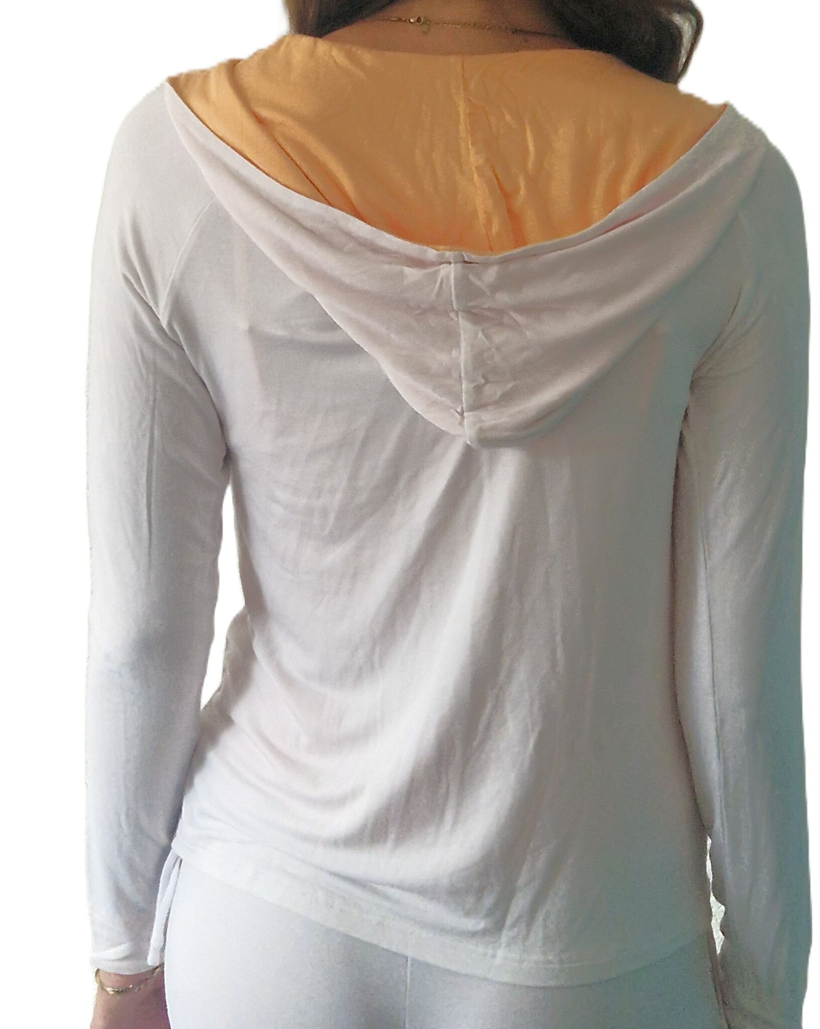 Yoga Hoodie-Jacke Kalyani weiß