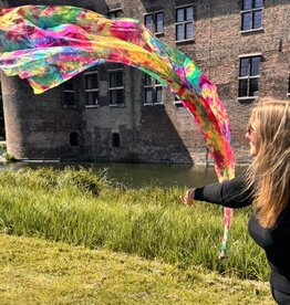 Majorelle Bauchtanz Poi aus Seide tie dye Spring