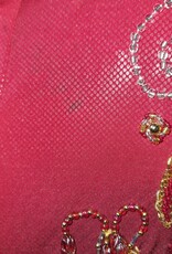 Bauchtanzkleid bestickt in rot
