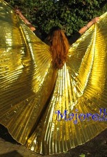 Schöne Isis Wings / Organza Flügel in Gold