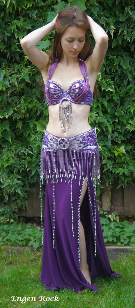 Bellydance costume Aisha i purple