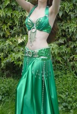 Belly dance costume "Raja" in green