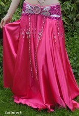 Belly dance costume "Souad" in fuchsia pink