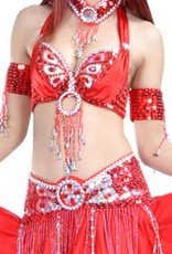 Jewelry red for costume "Malika"