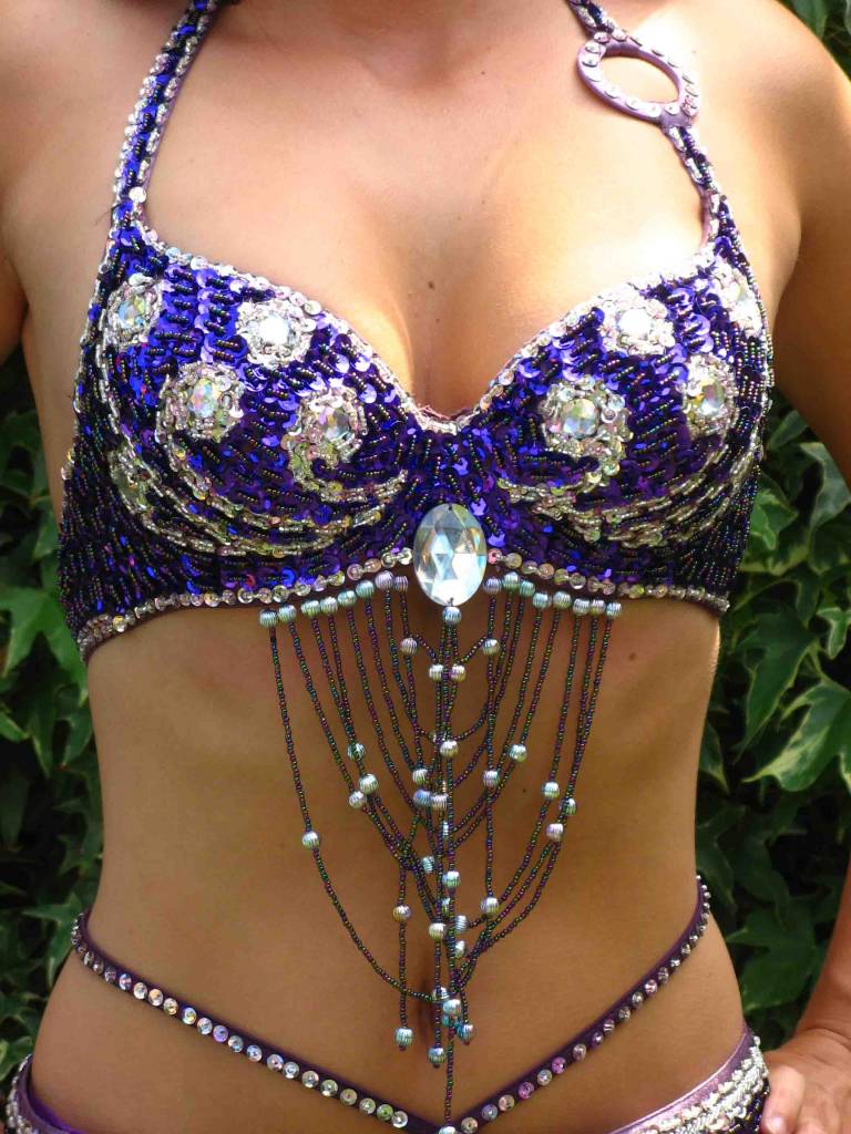 Belly dance costume "Anisa" in purple