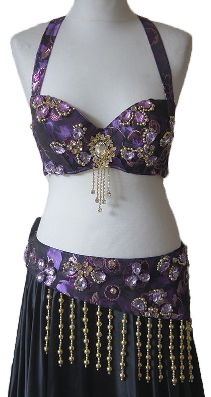 Belly dance costume Amani in purple