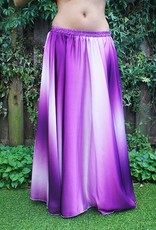 Skirt with gradient color in purple/white