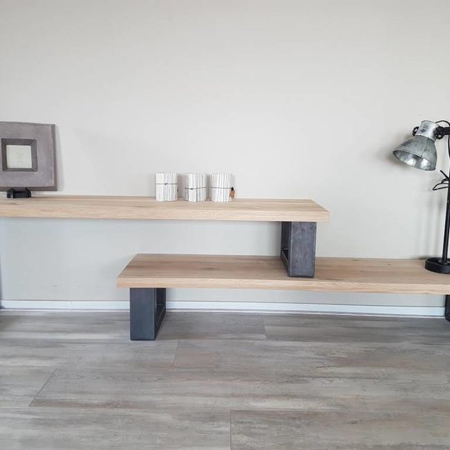 TV-meubel Hoog & Laag Eiken