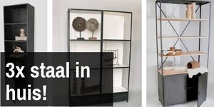 3x staal in huis! 