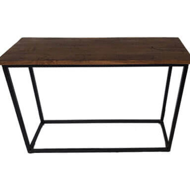 seinpaal De daadwerkelijke barricade Sidetable 120 cm - Firma Hout & Staal