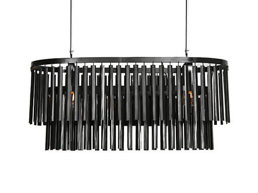 formaat knijpen Schandelijk Hanglamp 90 cm zwart - Firma Hout & Staal