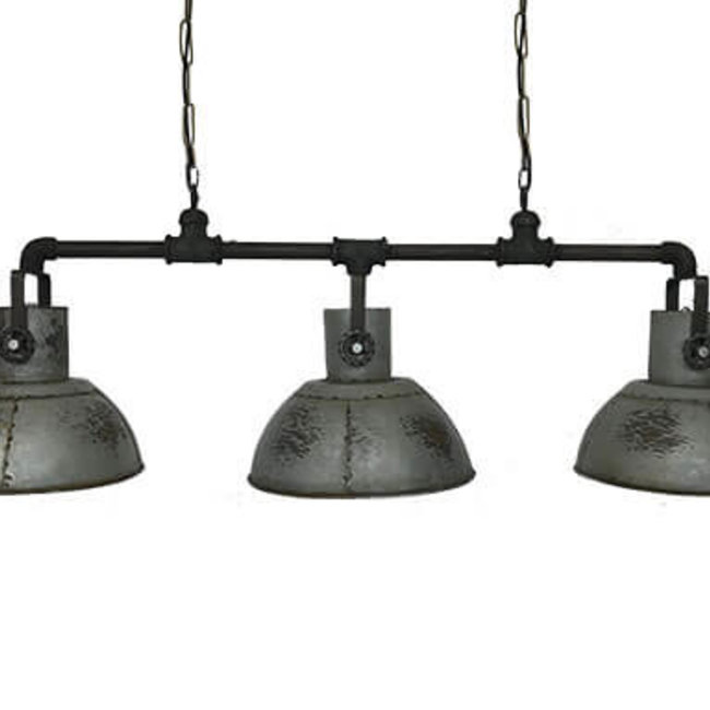 Industriële hanglamp - 3 spot