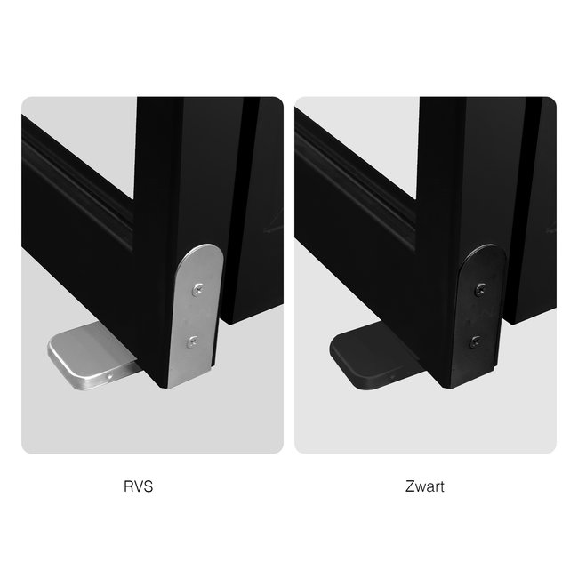 Maatwerk dubbele taatsdeur met 2 brede panelen