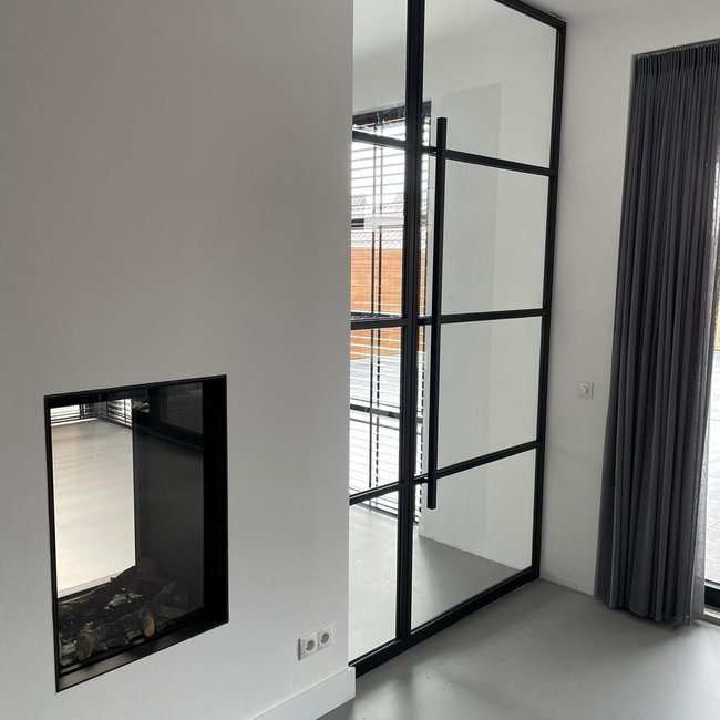 Standaard dubbele taatsdeur met 2 brede panelen