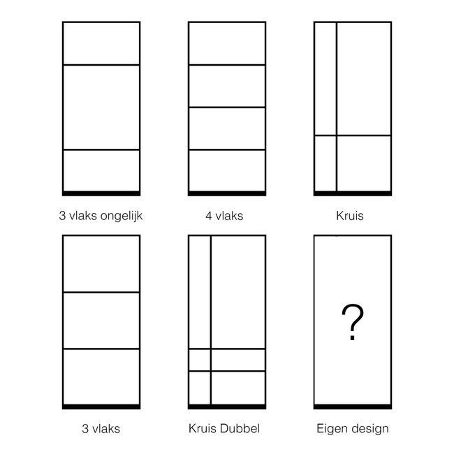 Maatwerk enkele scharnierdeur