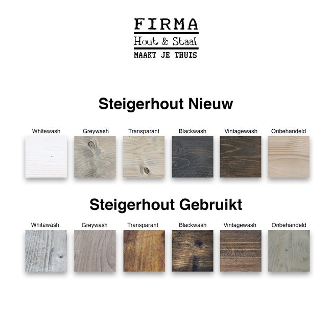 Vierkante eettafel met stalen frame