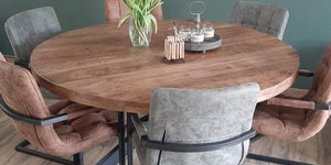 Geef je interieur een zachte look met cirkelvormige tafels