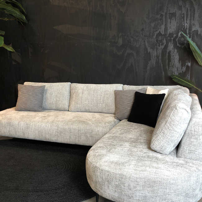 Bankstel Danique -zithoek en ottomane +  3-zits ottomane