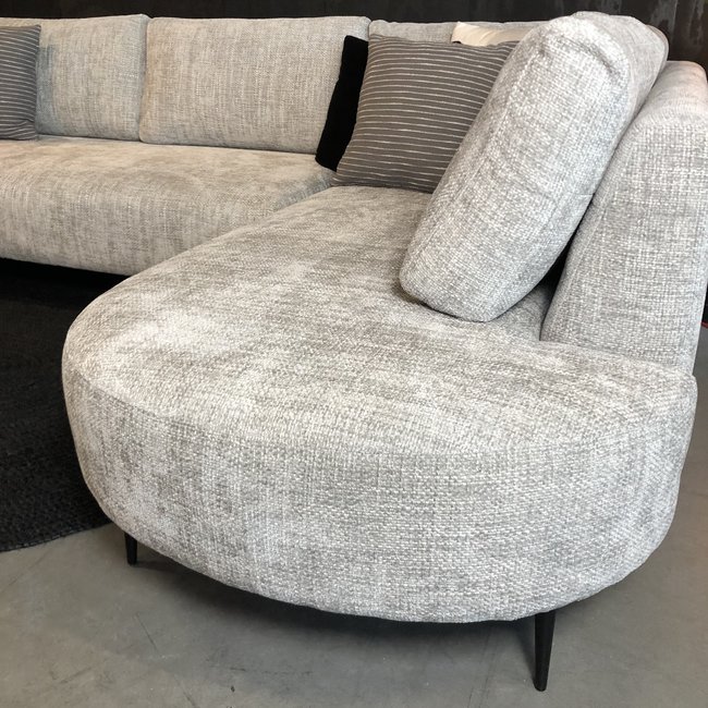 Bankstel Danique -zithoek en ottomane +  3-zits ottomane