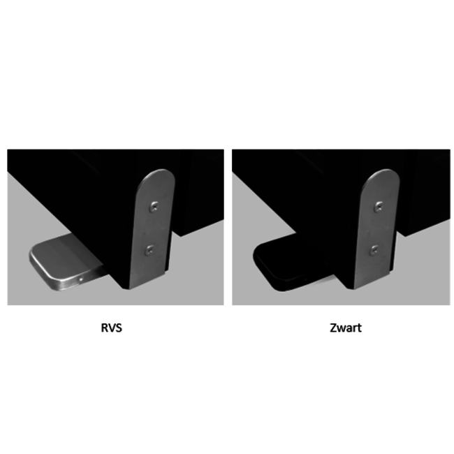 Standaard dubbele taatsdeur met 2 smalle panelen