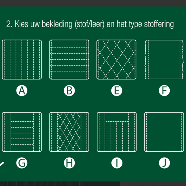 Eetkamerstoel Rover - geheel naar wens samen te stellen